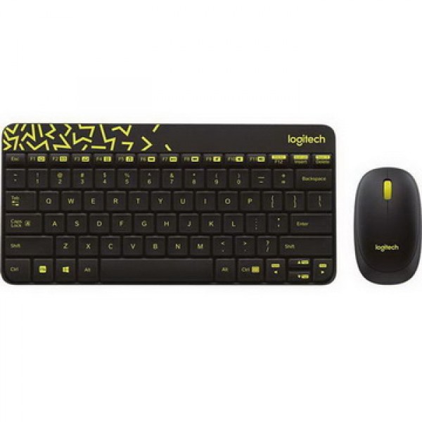 

Комплект (клавиатура, мышь) беспроводной Logitech MK240 Black USB (920-008213)