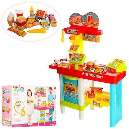 

Игровой набор магазин Best Toys 889-71-72 кассовый аппарат с продуктами