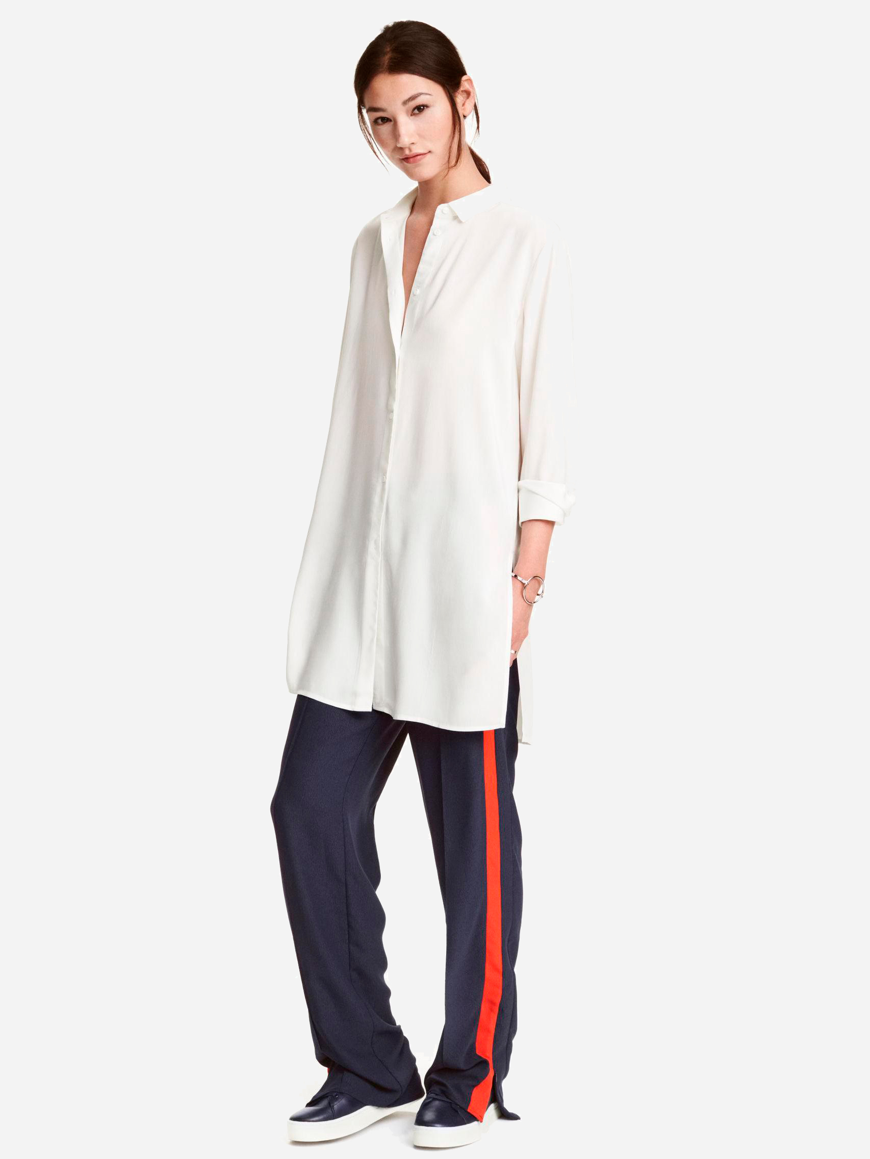 

Спортивные штаны H&M 4204794-ACNL 38 Темно-синие с красным