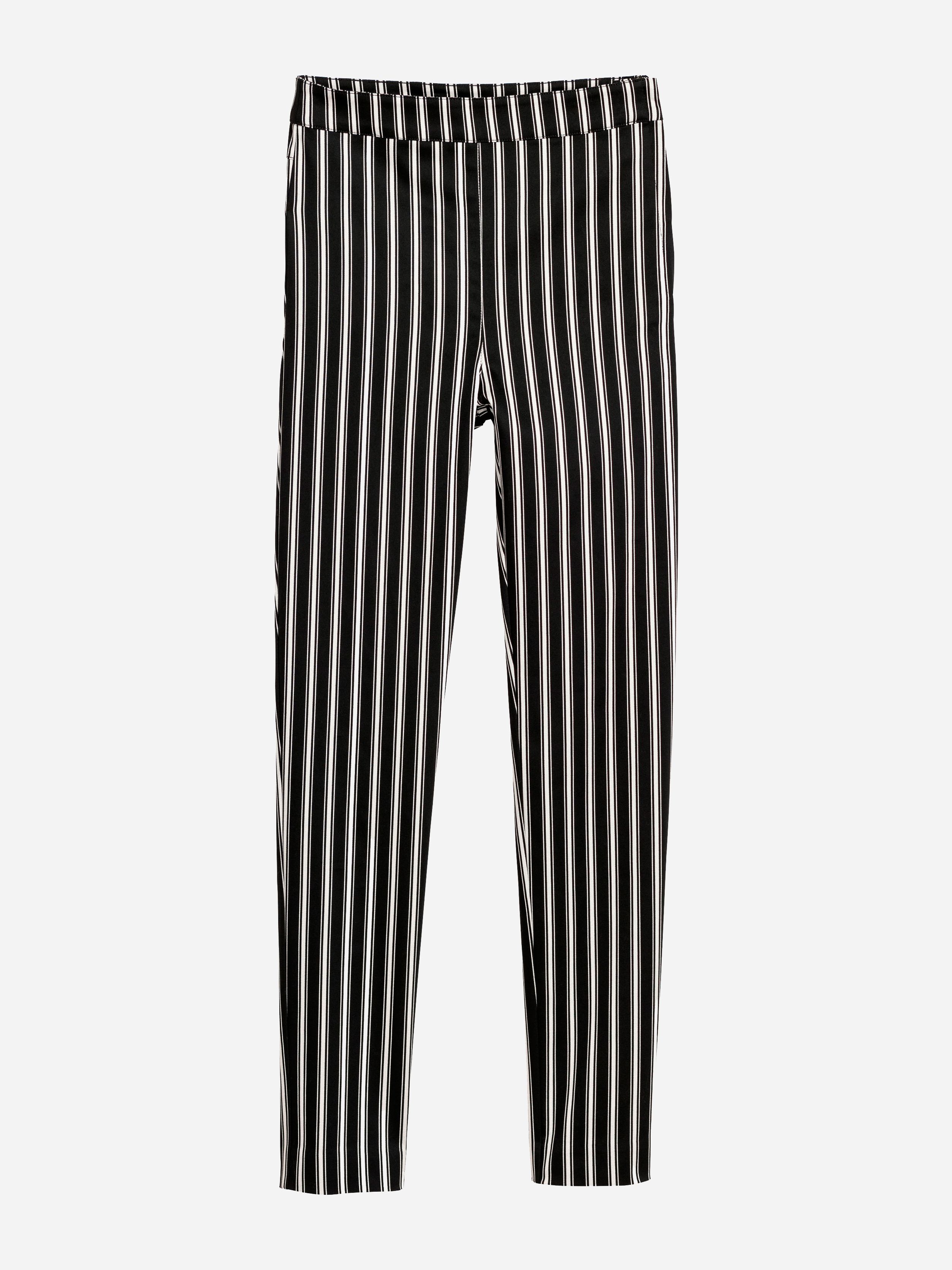 

Леггинсы H&M 5486596-AAMY 46 Черные с белым