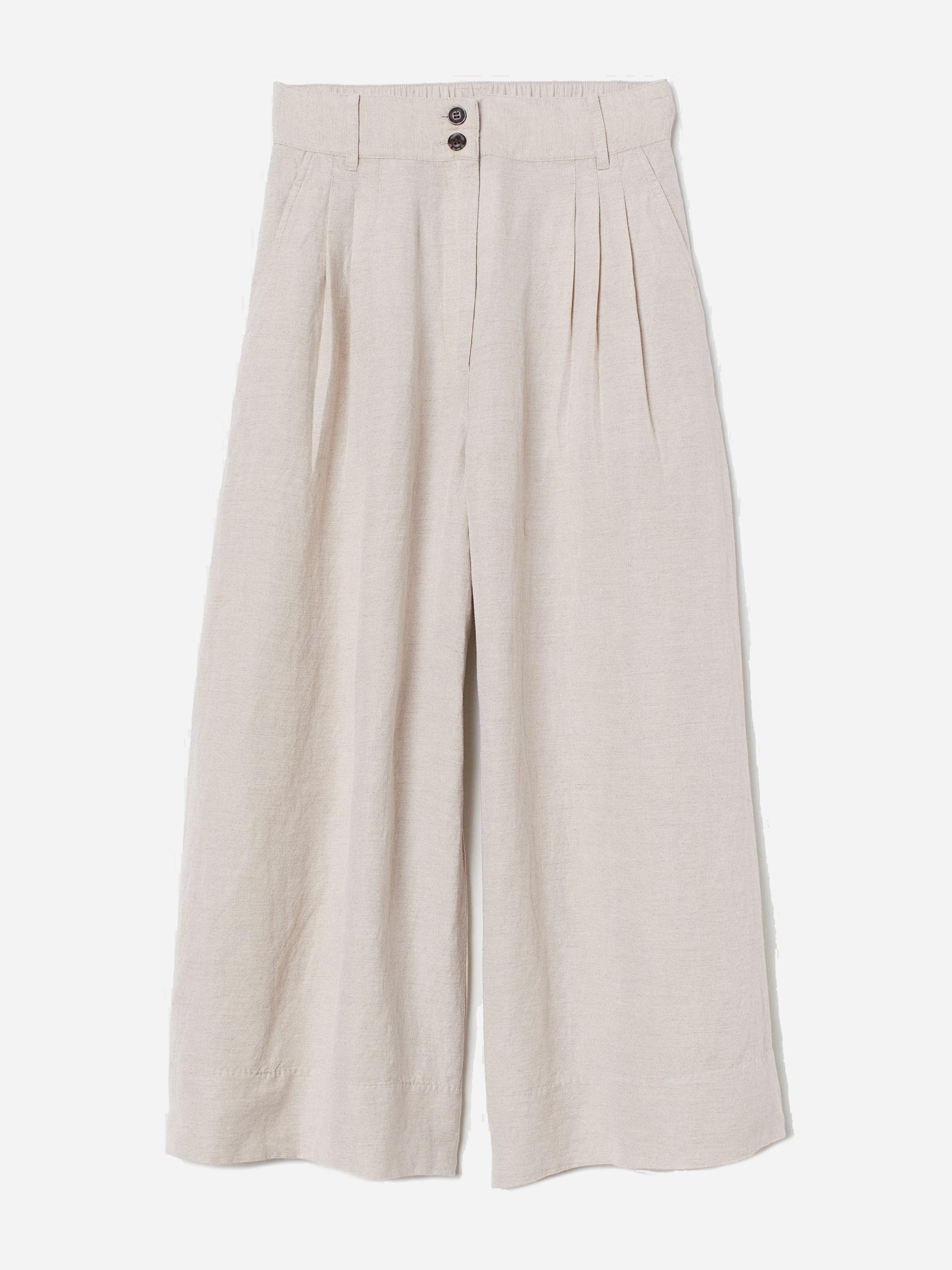 

Брюки H&M 7305669-ACWJ 38 Светло-бежевые