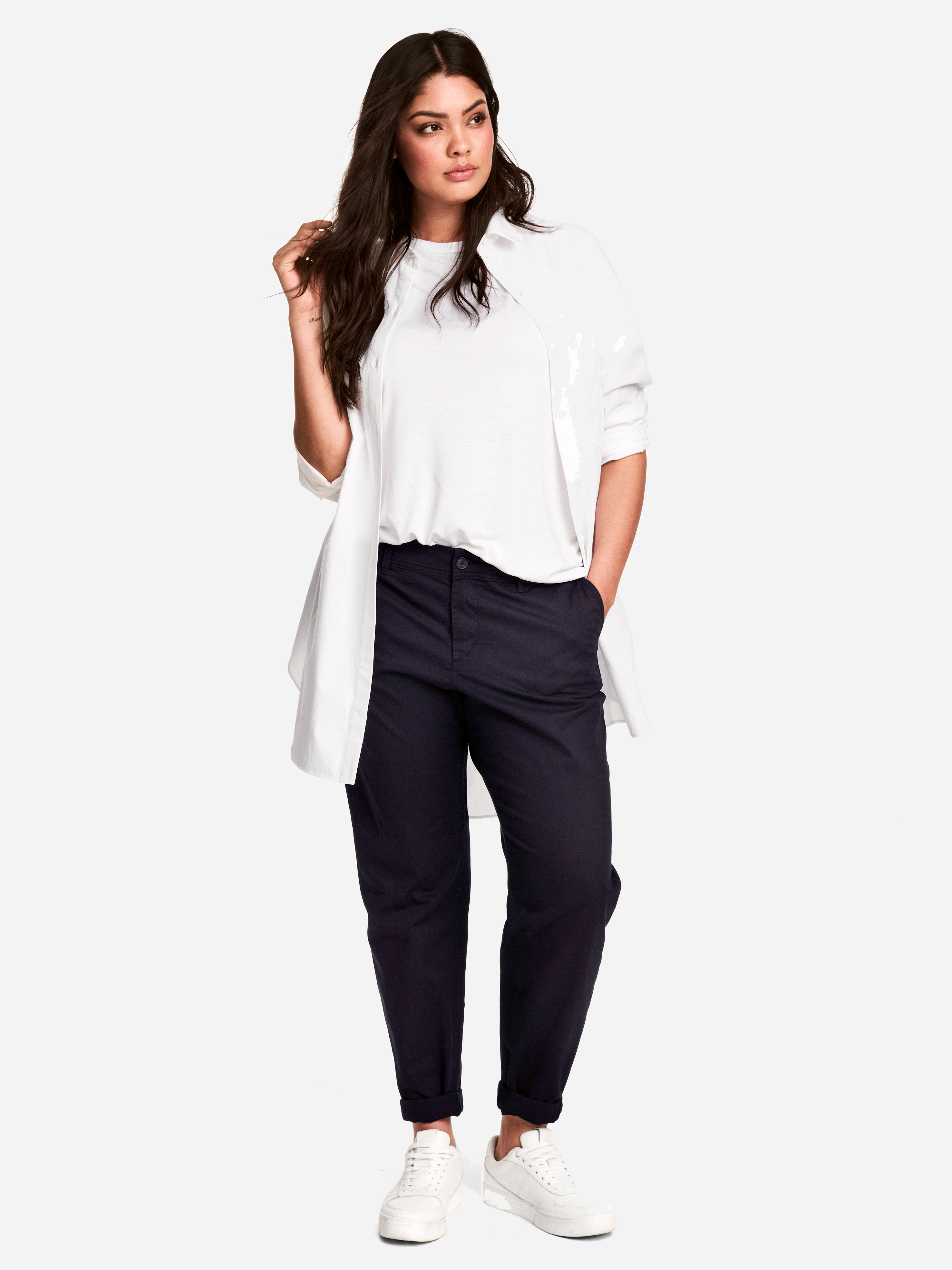 

Джинсы H&M 4558935-AAQJ 48 Темно-синие