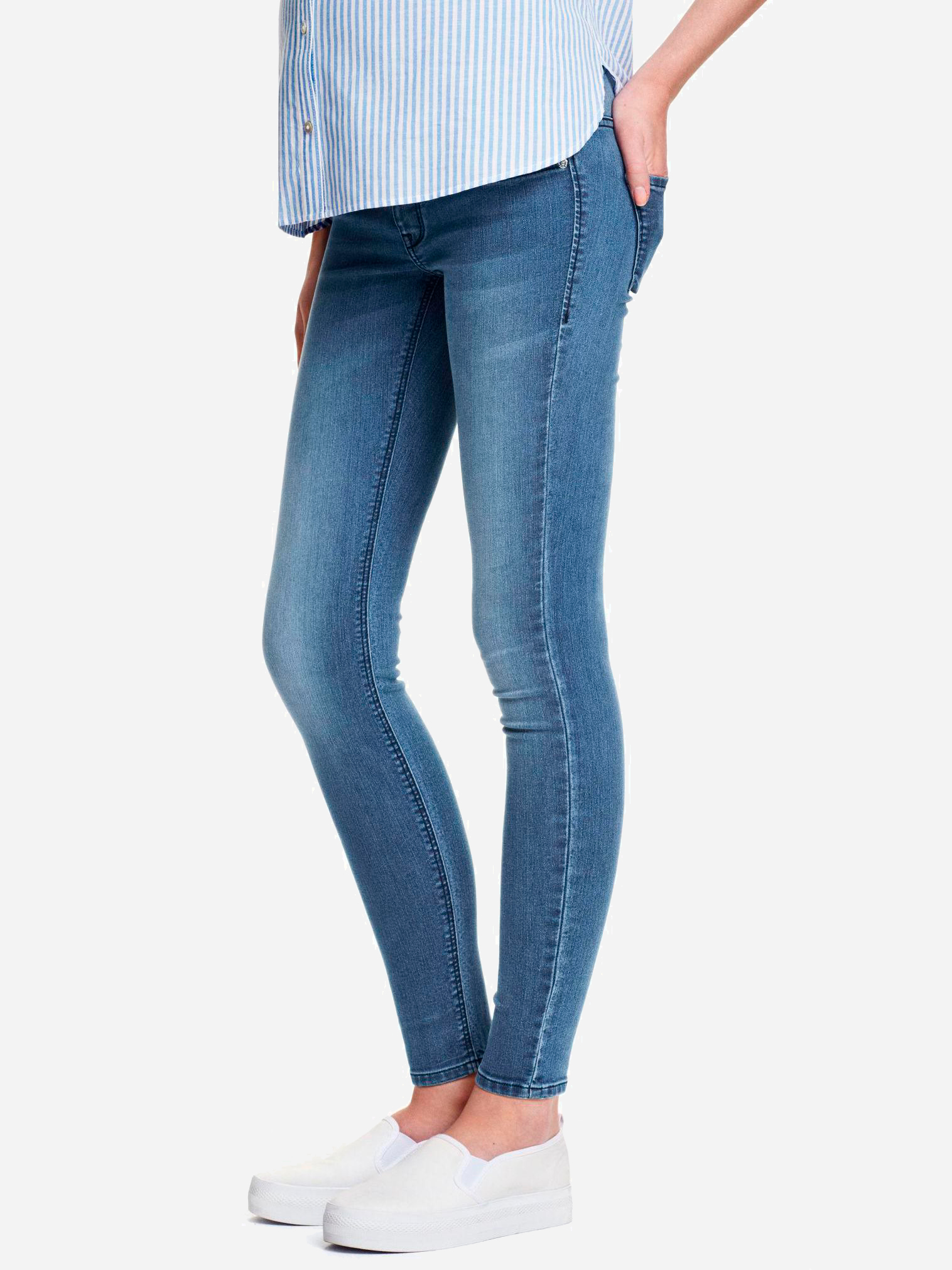 

Джинсы для беременных H&M 3000248-ACWX 54 Светло-синие