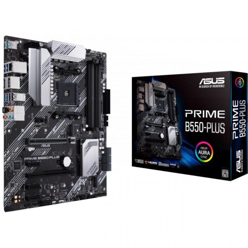 

Материнская плата Asus Prime B550-Plus (sAM4, AMD B550, PCI-Ex16)