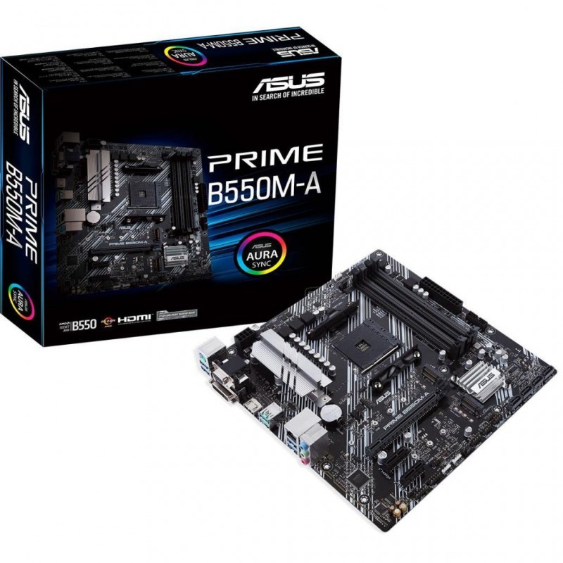 

Материнская плата Asus Prime B550M-A (sAM4, AMD B550, PCI-Ex16)