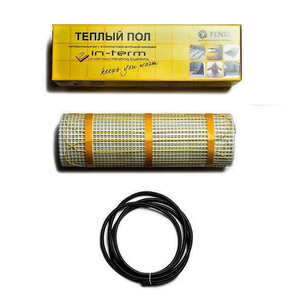 

Теплый пол Мат 5,3м2 1080Вт IN-THERM ECO двухжильный, FENIX, Чехия
