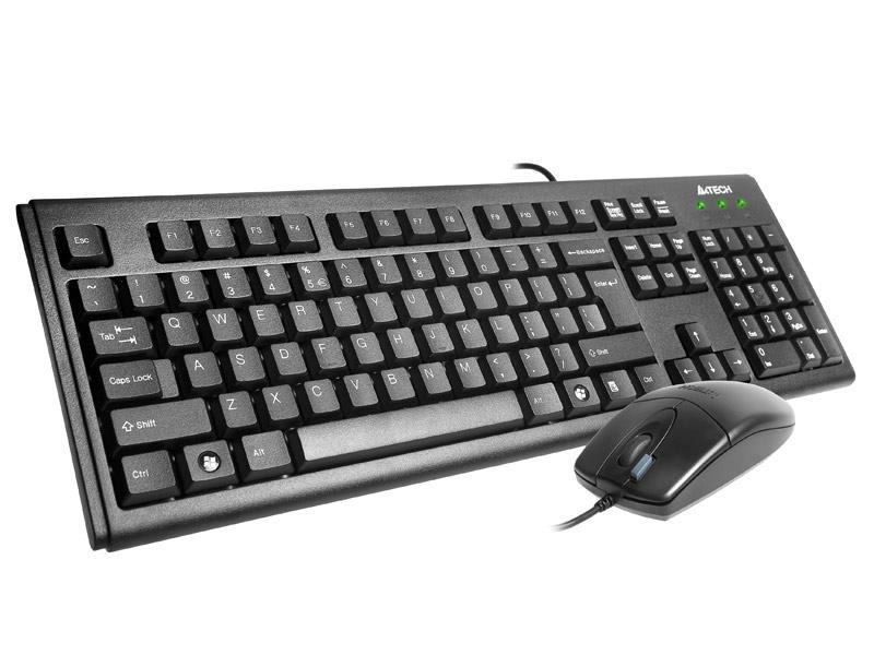 

Комплект (клавиатура, мышь) A4Tech KM-72620D Black USB