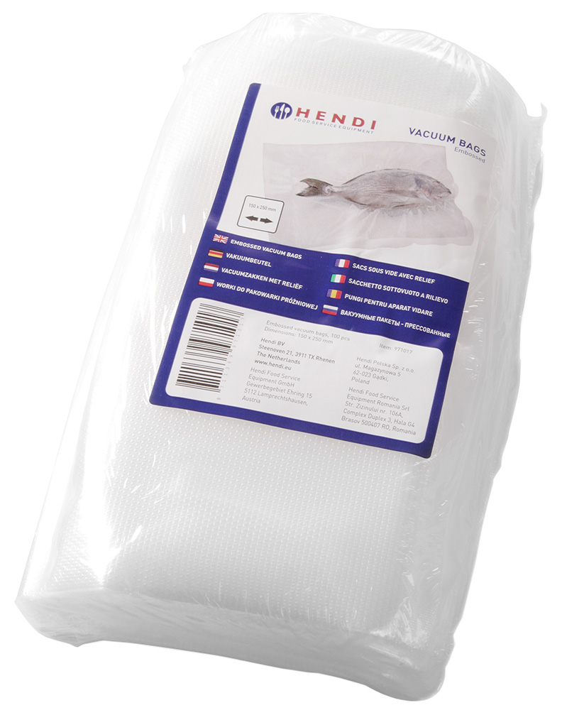 

Пакеты для вакуумной упаковки Hendi гофрированные 200x300 мм, 100 шт