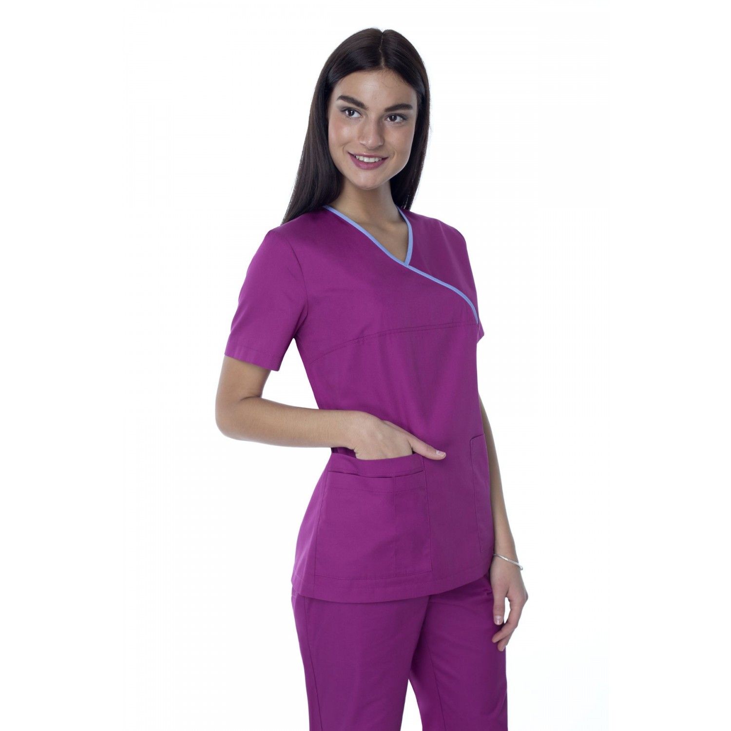 

Блуза TopDoc Viola 306 Стандарт  Бургунди, Блуза TopDoc Viola 306 Стандарт 58 Бургунди