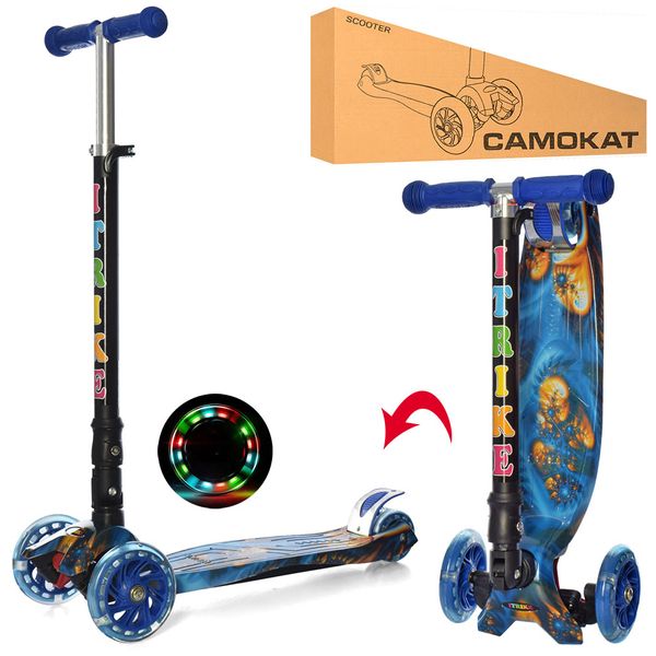 

Самокат iTrike Maxi JR 3-003-1-WP3 Blue