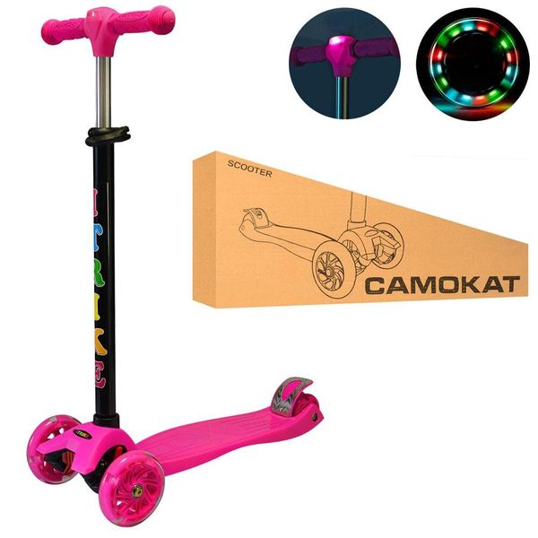 

Детский трехколесный самокат iTrike JR 3-003-P-L