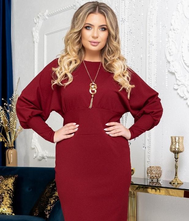 

Платье G&M k-76732 54 Размер цвет бордовый