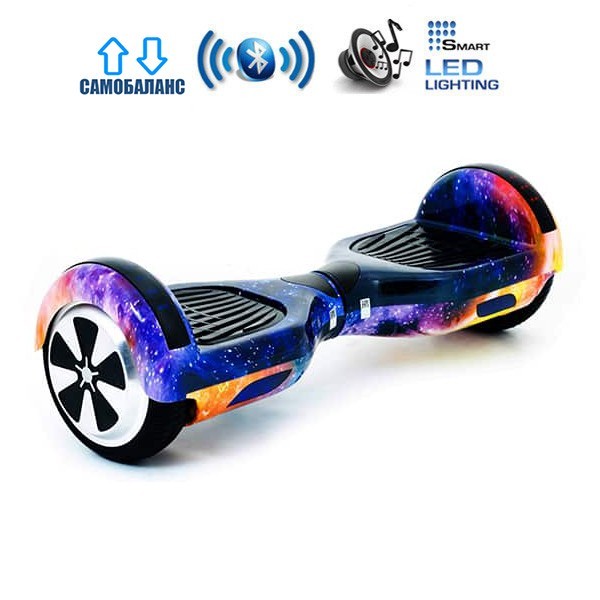 

Гироборд Сигвей SMART BALANCE Ninebot Mini 36 V Wheel U6 Pro +Autobalance 6,5" с ручкой галактика (Сумка в подарок) 1257