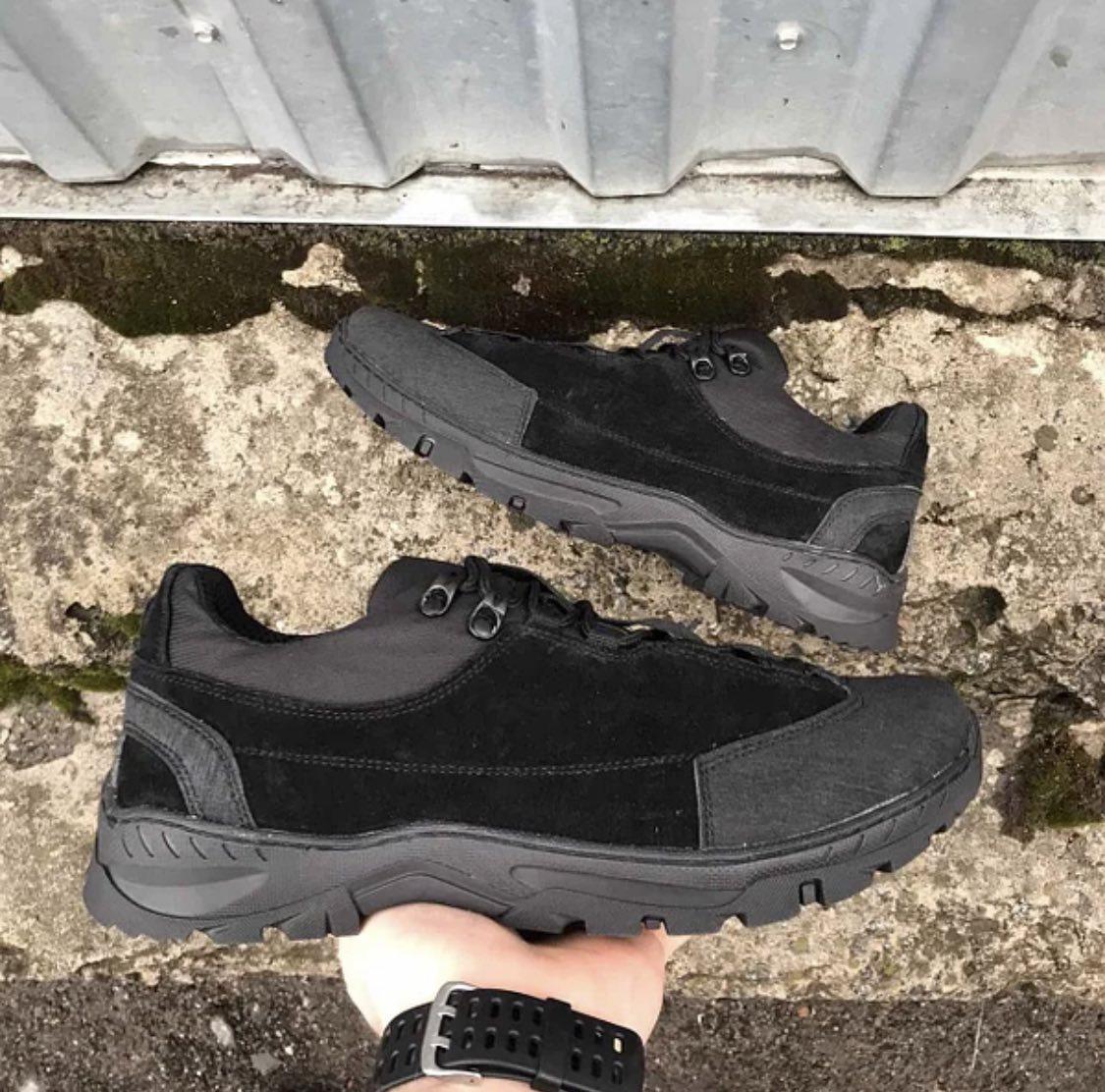 

Кроссовки тактические PATROOL BLACK натуральная кожа замша р.36