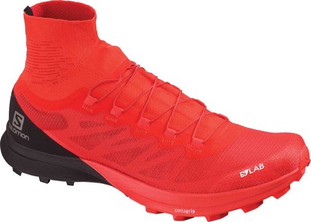 

Мужские кроссовки Salomon S-Lab Sense 8 SG Running Shoe Racing Red/Black/White 48