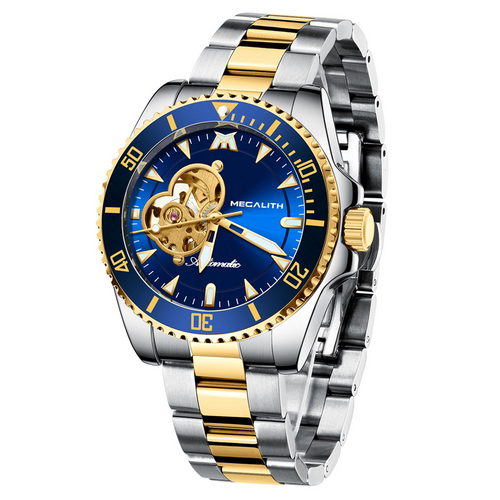 

Часы наручные Megalith 8209M Silver-Gold-Blue