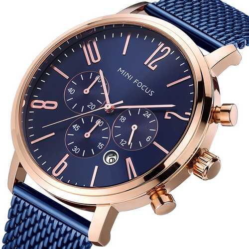

Часы наручные Mini Focus MF0183G Blue-Cuprum-Blue