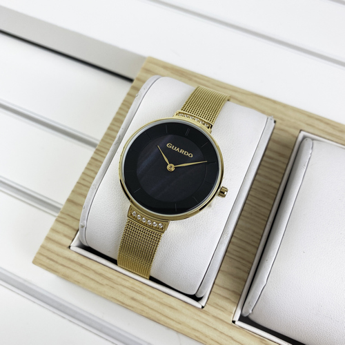 

Часы наручные Guardo 012439-3 Gold-Black