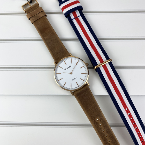 

Часы наручные Guardo 11014-6 Brown-Cuprum-White