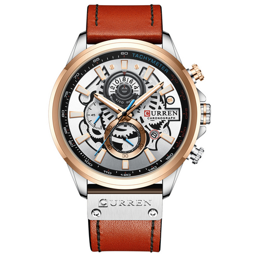 

Часы наручные Curren 8380 Silver-Cuprum-Brown