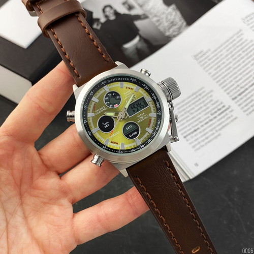 

Часы наручные AMST 3003A Silver-Green-Brown Wristband