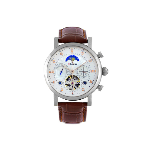 

Часы наручные Brucke J025 Brown-Silver-White