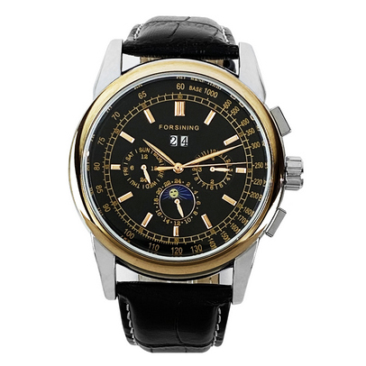 

Часы наручные Forsining 319 Black-Cuprum-Black