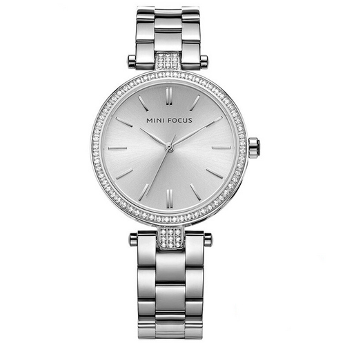 

Часы наручные Mini Focus MF0039L All Silver Diamonds