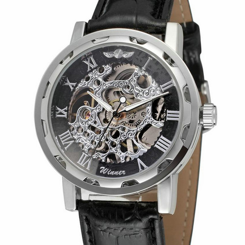 

Часы наручные Winner 8012С Silver-Black