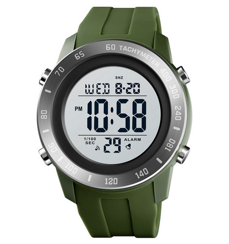 

Часы наручные Skmei 1524 Green-Silver