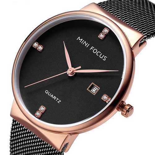 

Часы наручные Mini Focus MF0181G Black-Cuprum