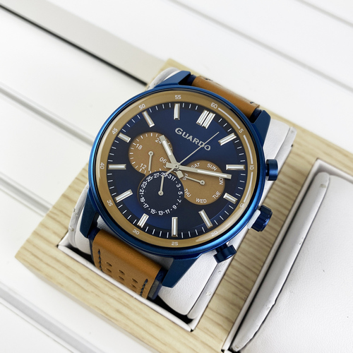 

Часы наручные Guardo 007576-4 Brown-Blue