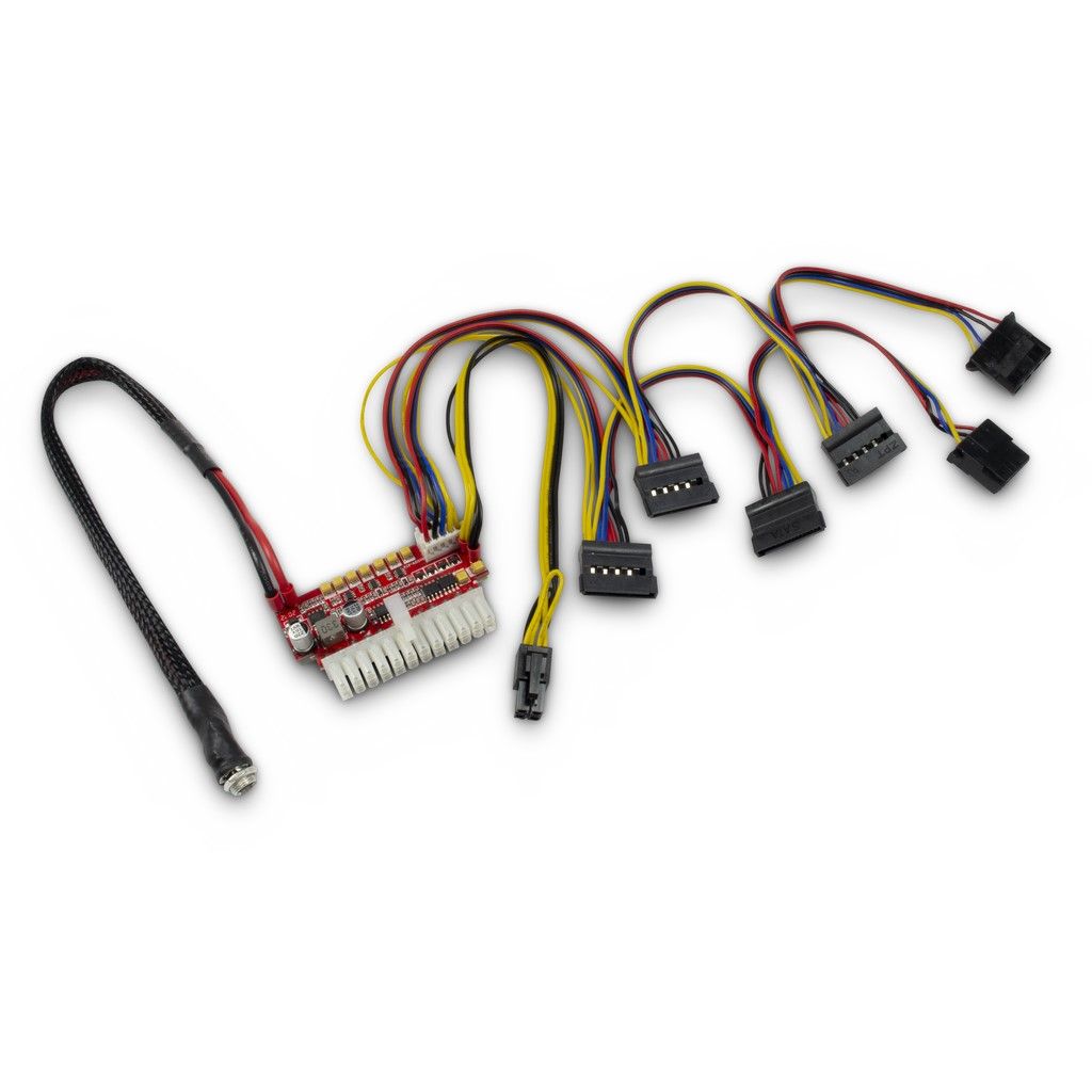 

Экспандер Mini-ITX PSU 200W 90°24 4pin/4x sata/2xmolex (88882190)
