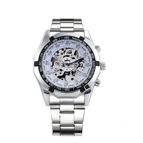 

Часы наручные Forsining 8042 Silver-White