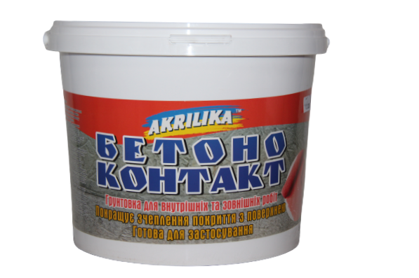

Грунтовка бетонконтакт Akrilika 7кг