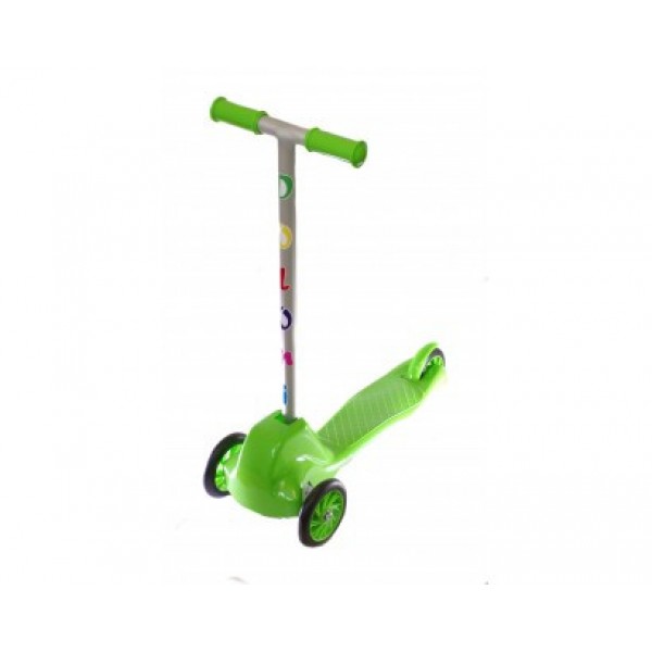 

Детский трехколесный самокат DOLONI TOYS Scooter салатовый складной