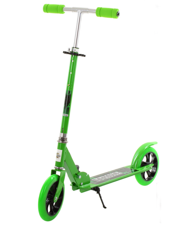 

Детский складной двухколесный самокат iTrike Scooter SR 2-010-1 Зеленый