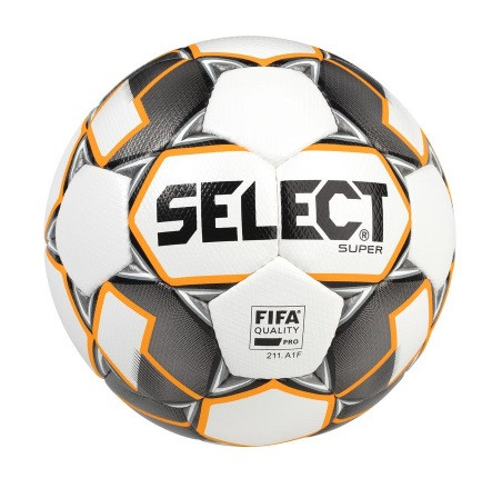 

Мяч футбольный Select Super №5 Бело-черный