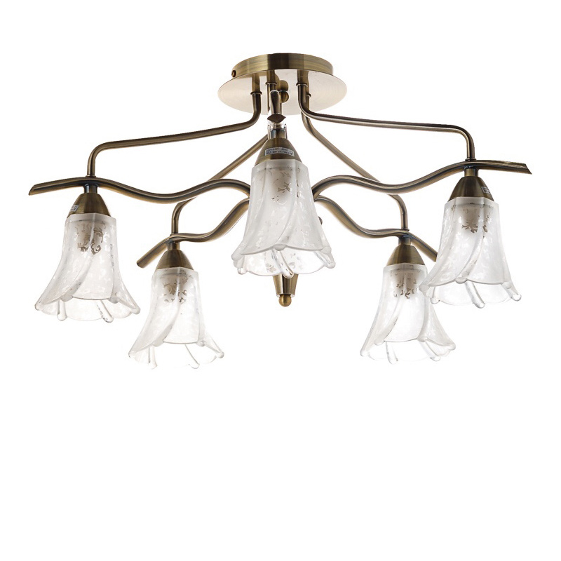 

Люстра стельова Light House ES-15719/5 бронза