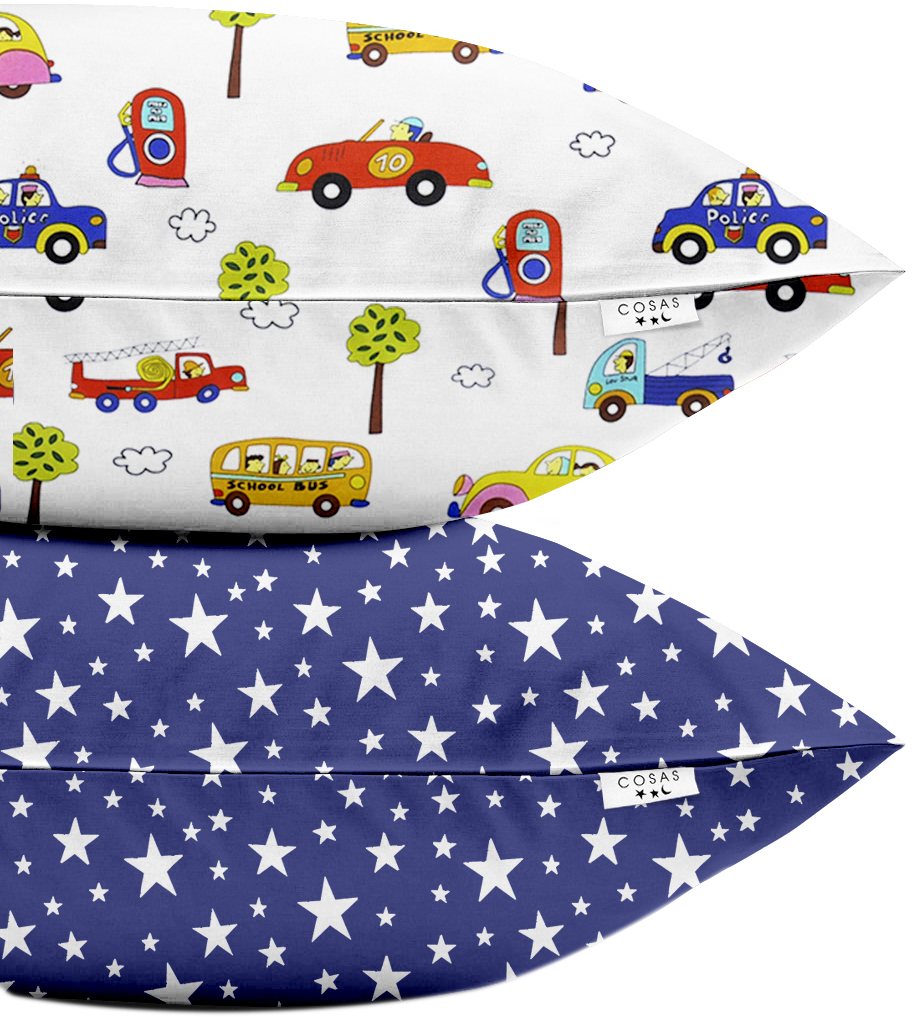 

Набор наволочек Cosas Set Pillow Cars Starfall Blue 50х70 2 шт