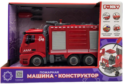 

Автомобиль-конструктор "Пожарный фургон " Funky toys FT61115