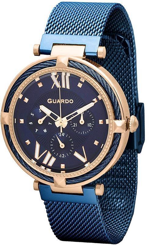 

Женские наручные часы Guardo T01030(m2) RgBlBl