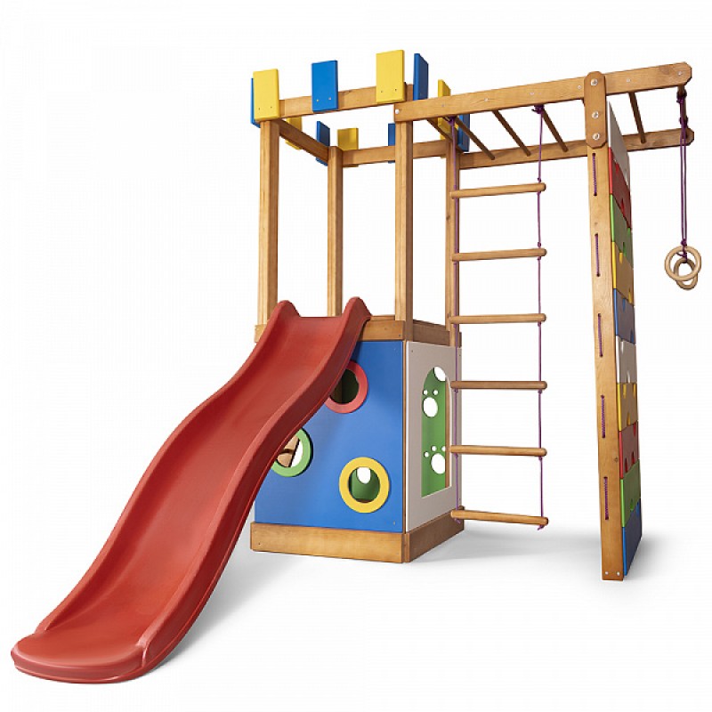 

Детский игровой комплекс для дома PLAYBABY Babyland 1500х750х2100 мм, код: Babyland-15