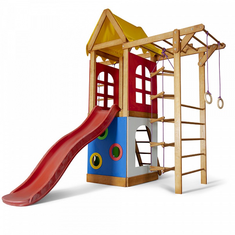 

Детский игровой комплекс PLAYBABY Babyland 2385х1800х2400 мм, код: Babyland-23