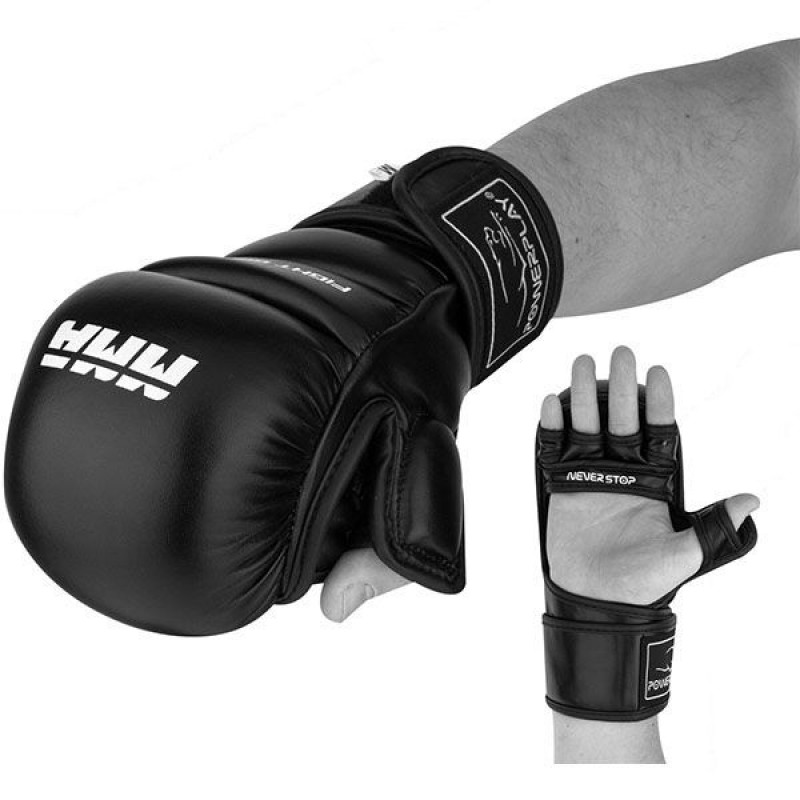 

Перчатки для ММА PowerPlay Black, код: PP_3026_Black