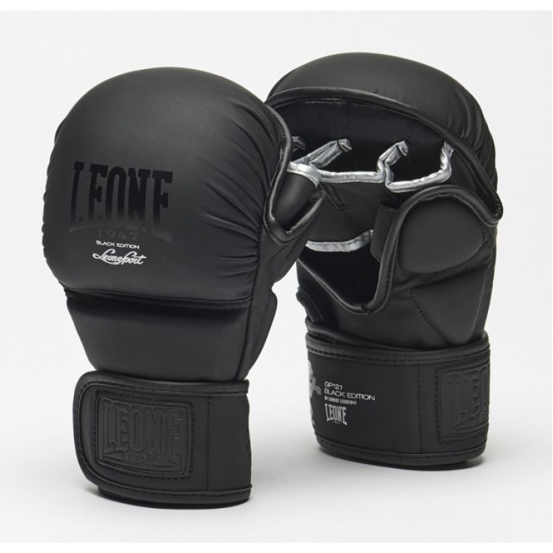 

Перчатки MMA Leone Black M, код: 500120-RX