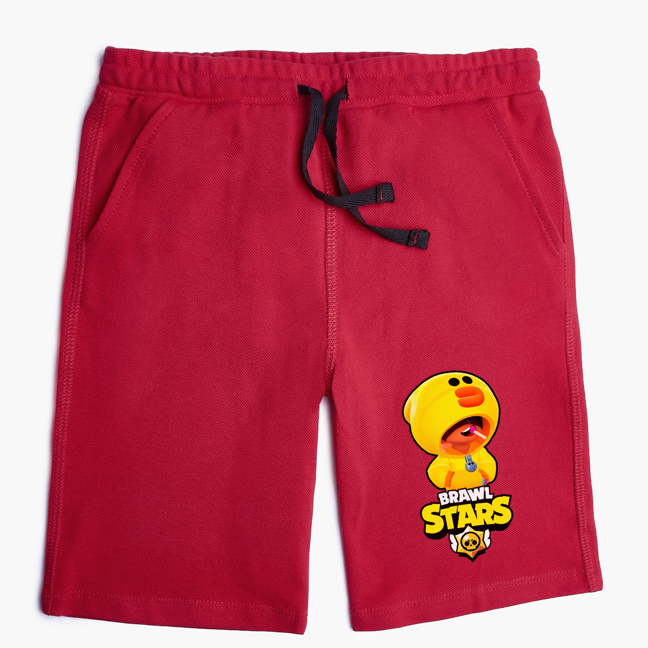 

Шорты детские Бравл Старс Леон Утка (Brawl Stars Leon) (9753-1020-3-DR) 110 см Хлопок Темно-красный