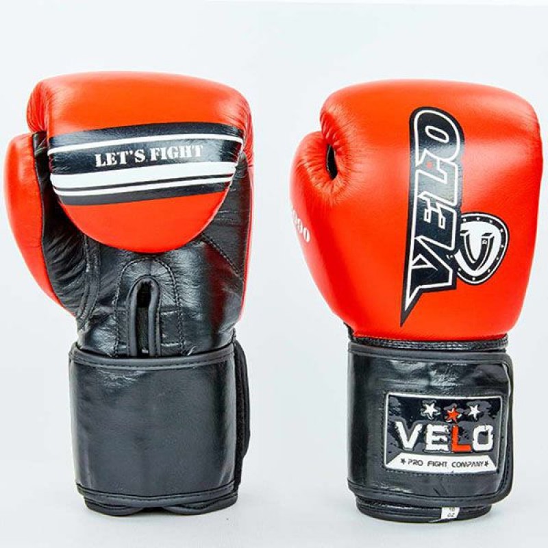 

Перчатки боксерские Velo, код: VL-8186-R