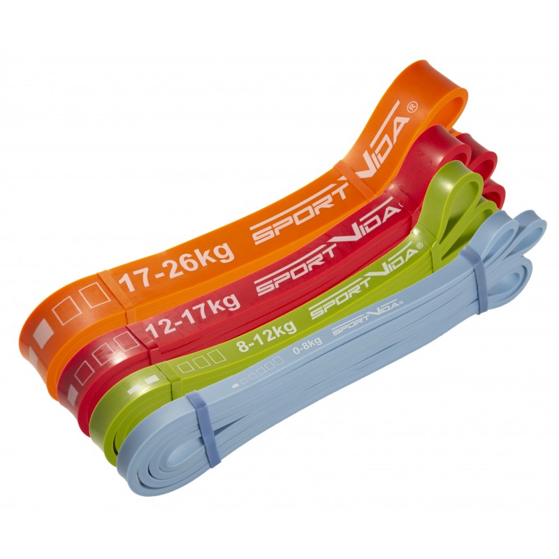 

Эспандер-петля SportVida Power Band 4 шт 0-26 кг, код: SV-HK0190-2