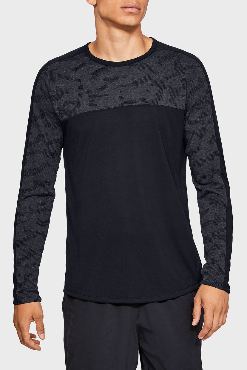 

Мужской черный лонгслив UA Siro Elite Under Armour S 1328709-001